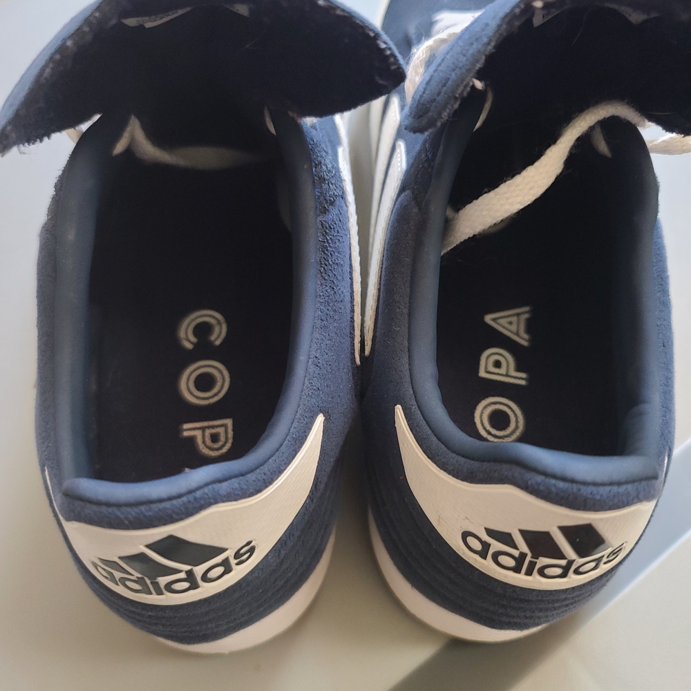 Adidas Kids' Navy and White Sneakers